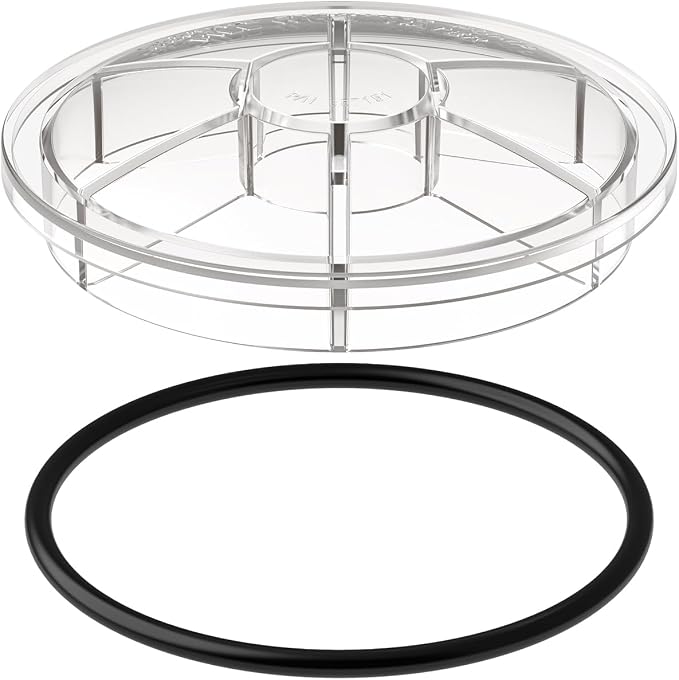 357151 Pump Lid with O-Ring Fits for Pentair WhisperFlo IntelliFlo Pump | Clear Pool Pump Cover Lid Fits for Pentair WhisperFlo WFE XF and IntelliFlo VF, VS 3050, VST, VS+SVRS High Performance Pumps
