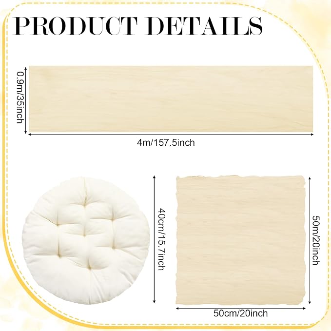 Beeveer 71x150'' Extra Large Outdoor Picnic Blanket with Beige Table Runner 12 Napkins and 12 Beige Floor Pillow Cushions for Picnic Party Camping Wedding Bachelorette Birthday Baby Shower Decor