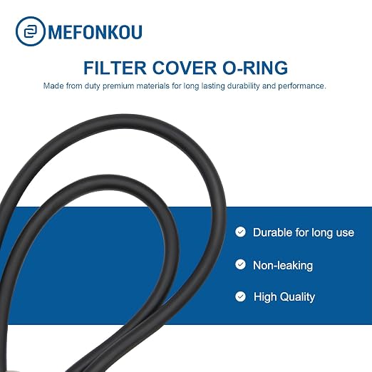 MEFOUKOU SPX1500P Lid Strainer Cover O-Ring for Power-flo 1500, LX, 1700 Series Pools Pumps and Pool & Spa Pump (3/Pack)