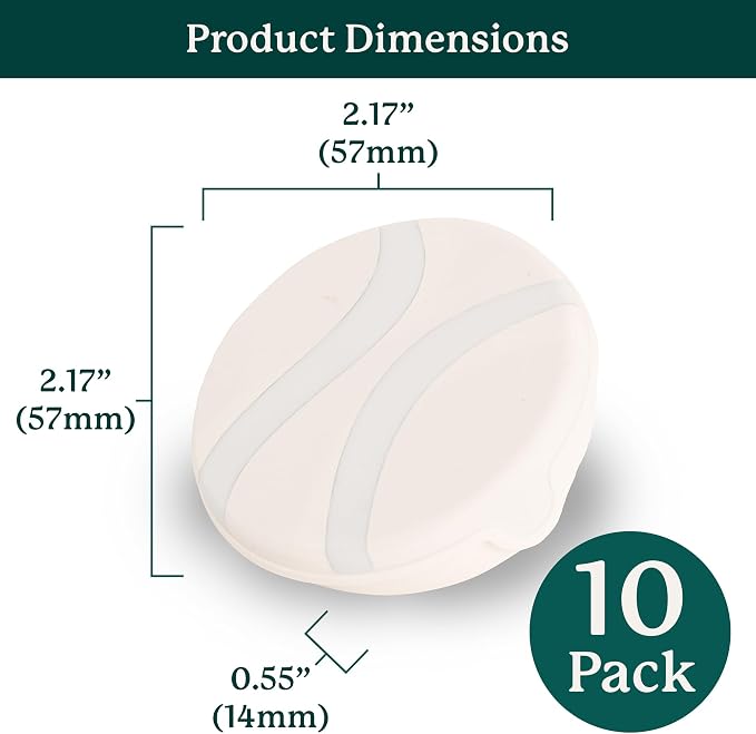 Gardyn Caps for Hydroponics Growing System - 10 Pack, White | For your Gardyn indoor garden, solution for a cleaner & more beautiful garden when growing fewer than 30 plants