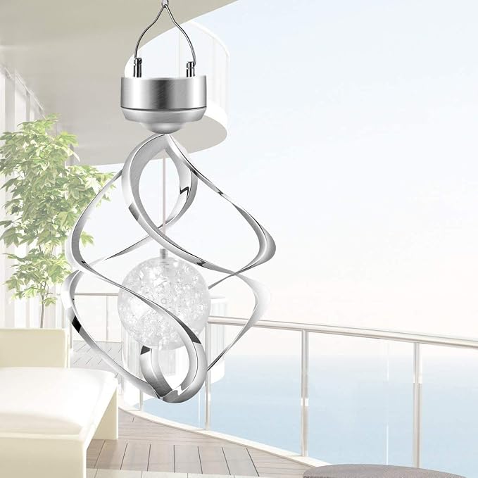 Solar Lights Outdoor Wind Chimes LED Colour Changing Hanging Light | Yard Decor,Garden Patio Balcony Lawn,Design Decoration,Birthday Gifts for Women Mom Grandma