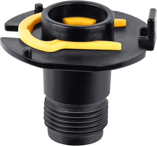 Hose Reel Connector with Yellow Retainer Clip Part Compatible with S-uncast Model Hose Reels (1)