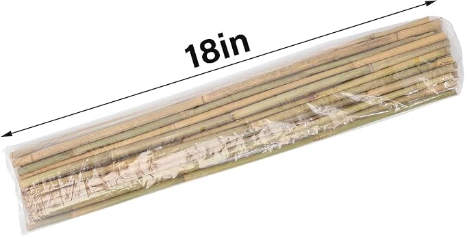 Natural Bamboo Plant Stakes (BS-18in-30pcs)