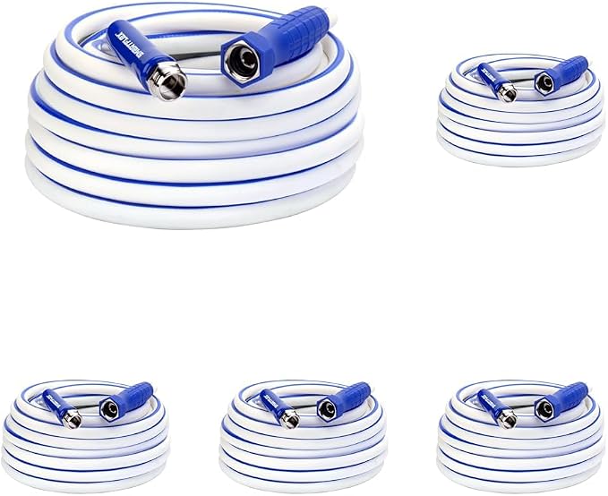 SmartFlex RV/Marine Water Hose, 1/2 in. x 50 ft., Hybrid, White - HSFRV450 (Pack of 5)