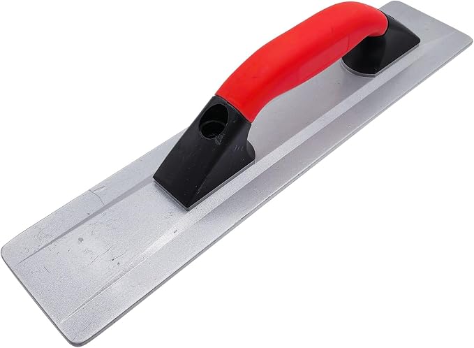Magnesium Hand Float, 16 x 3-2/5 Inch Beveled End Concrete Hand Float, Manual Concrete Magnesium Finishing Tool for Paving Surfaces