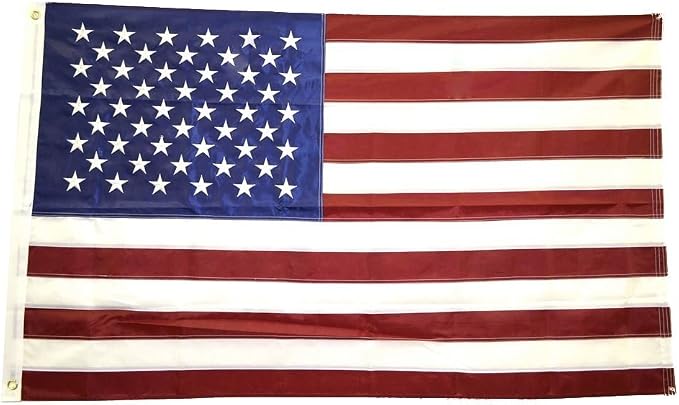 Shop72 American Flag, 3x5 American Flag Outdoor Heavy Duty, Embroidered Stars, Allegiance to USA, Bandera De Estados Unidos, For Outdoor and Indoor, Bandera Americana