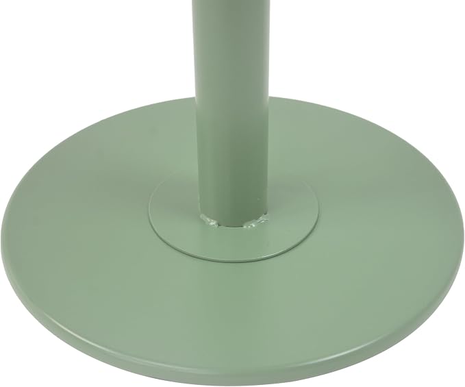Christopher Knight Home Jodi Outdoor Bistro Set, 3-Piece Bistro Table and Chairs Set of 2, Patio Furniture Set with Iron Frame, Patio Conversation Set for Poolside/Garden Cafeteria, Matte Green