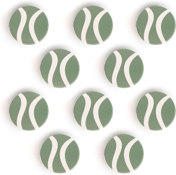 Gardyn Caps for Hydroponics Growing System - 10 Pack, Sage Green | For your Gardyn indoor garden, solution for a cleaner & more beautiful garden when growing fewer than 30 plants