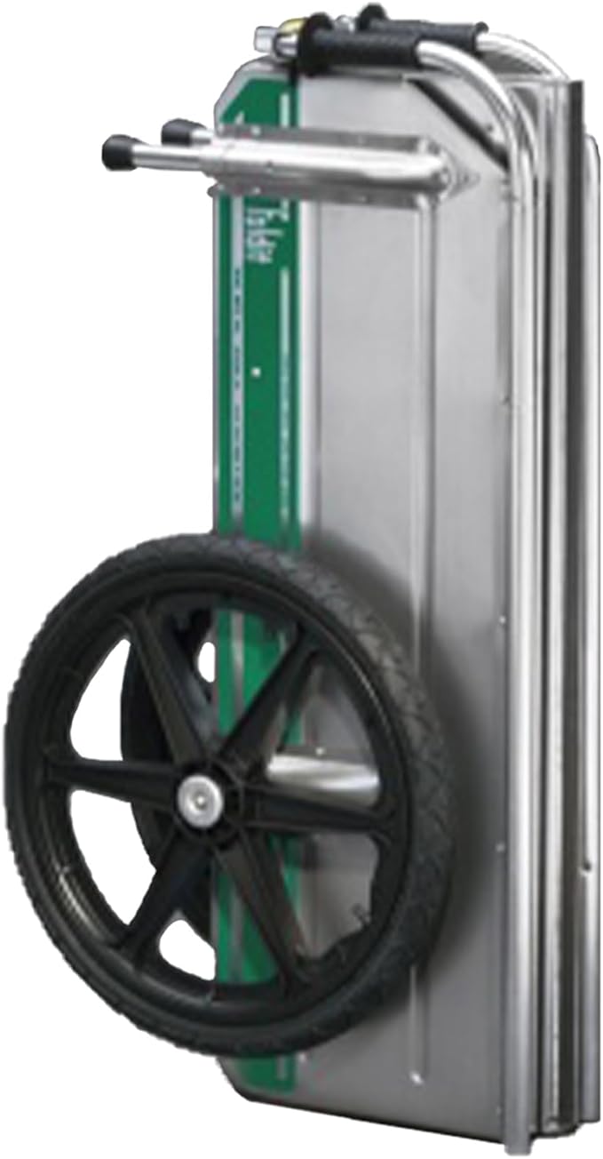 Tipke Manufacturing Company Foldit Do It All Portable Rust Corrosion Resisting Aluminum Folding Utility Cart with 300 Pound Capacity, Silver