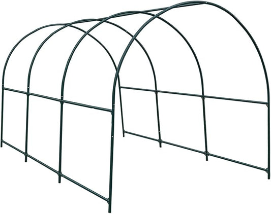 Greenhouse Replacement Frame for 12'X7'X7' Larger Hot Garden House , Support Arch Frame Climbing Plants/Flowers/Vegetables (12'X7'X7')
