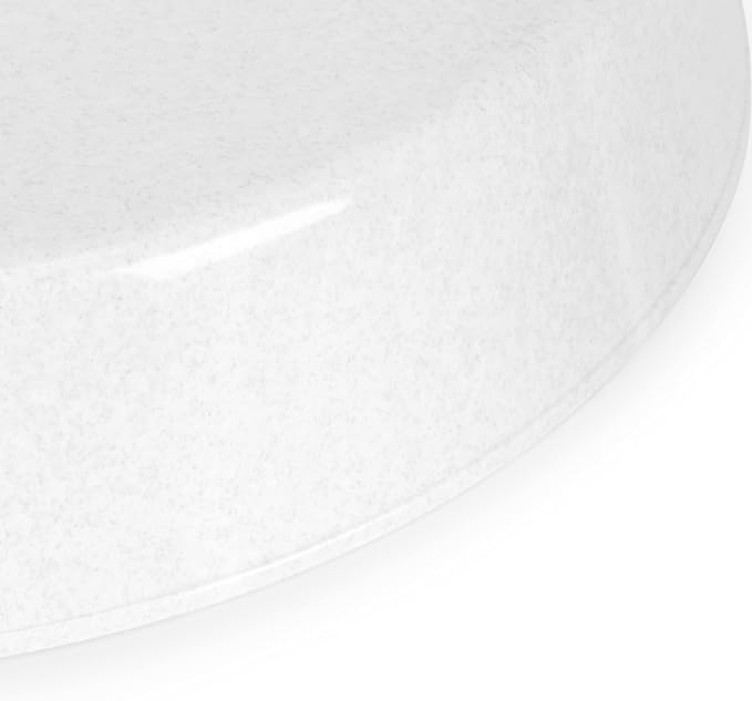 12 inch (10.1" Base) Case of 5 Plant Saucers | Polypropylene, Heavy Duty Indoor/Outdoor, Drip Pan & Tray, Collects Excess Water, Made in USA