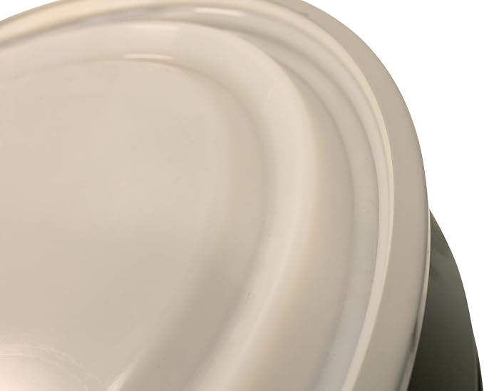 Eagle 55 Gallon Plastic Drum with Lid, Metal Lever-Lock, 36.4"x22.5", Open Head Lab Pack Drum Made of Durable, Lightweight HDPE, Withstands Weather and Chemicals, Made in USA, Black, 1656MBLK