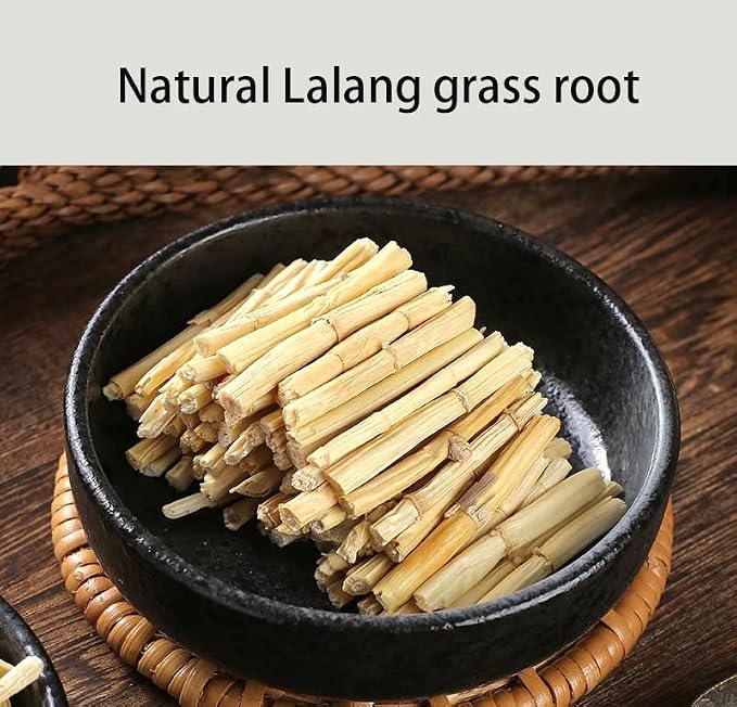 Lalang Grass Root-Bai Mao Gen-7.05oz/200gPure Natural Chinese Herbal Medicine- 白茅根-for Tea, Soup (Lalang Grass Rhizome)