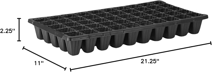 Bootstrap Farmer 72 Cell Seed Starter Tray - Extra Strength Starting Trays for 1020 Planting Seedlings, Propagation, Germination Plug Station (10)