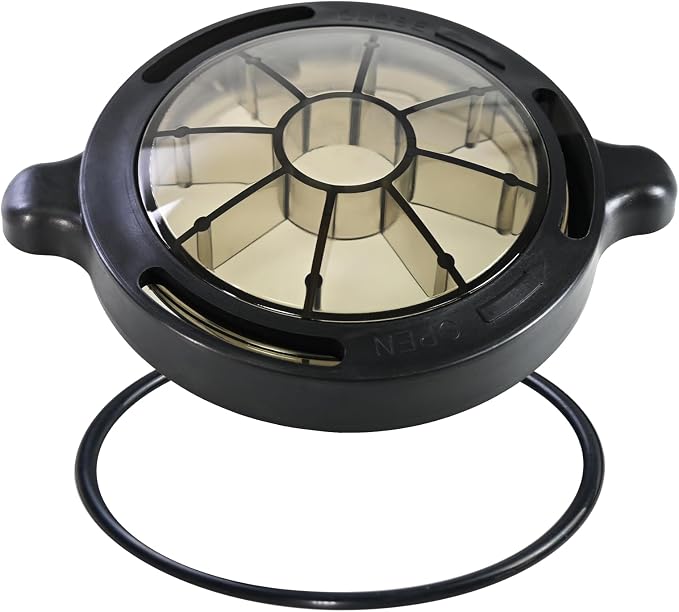 Pool Pump Basket Cover Compatible with Splapool Deluxe Pureline Pool Pumps | Pool Pump Lid Compatible with Splapool 72728 72729 72730 72747 72748 Most Modles，Fit 0.75HP/1HP/1.5HP/2HP Pump, with O-Ring