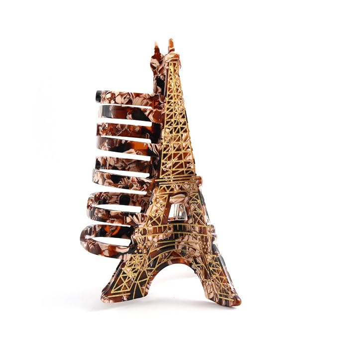 Eiffel Tower Hair Calw Clip,Fun Personalized Acetate Hair Claw for Women Big Claw Clips for Girls,Acetate Hair Clips Gift