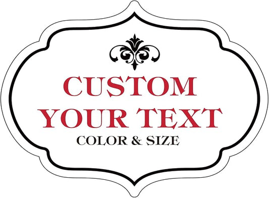 Custom Sign - Custom Sign Outdoor Metal,Personalized Metal Signs for Outside,Yard,Wall,Office,Business,Garden,Gate,Porch,Garage Ultra Clear Waterproof 15 x 11 inch