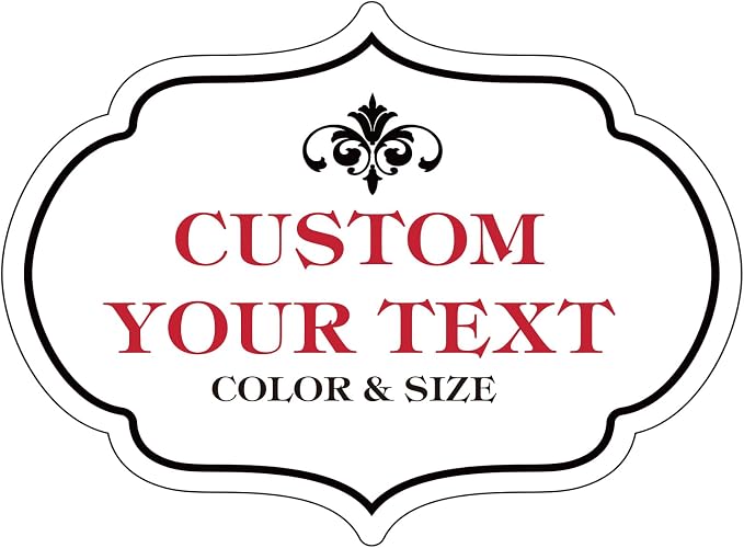 Custom Sign - Custom Sign Outdoor Metal,Personalized Metal Signs for Outside,Yard,Wall,Office,Business,Garden,Gate,Porch,Garage Ultra Clear Waterproof 20 x 15 inch