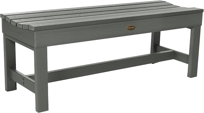 Sequoia Professional CM-BENSQ41-CGE Commercial Grade Weldon Backless Picnic Bench, 4ft, Coastal Teak