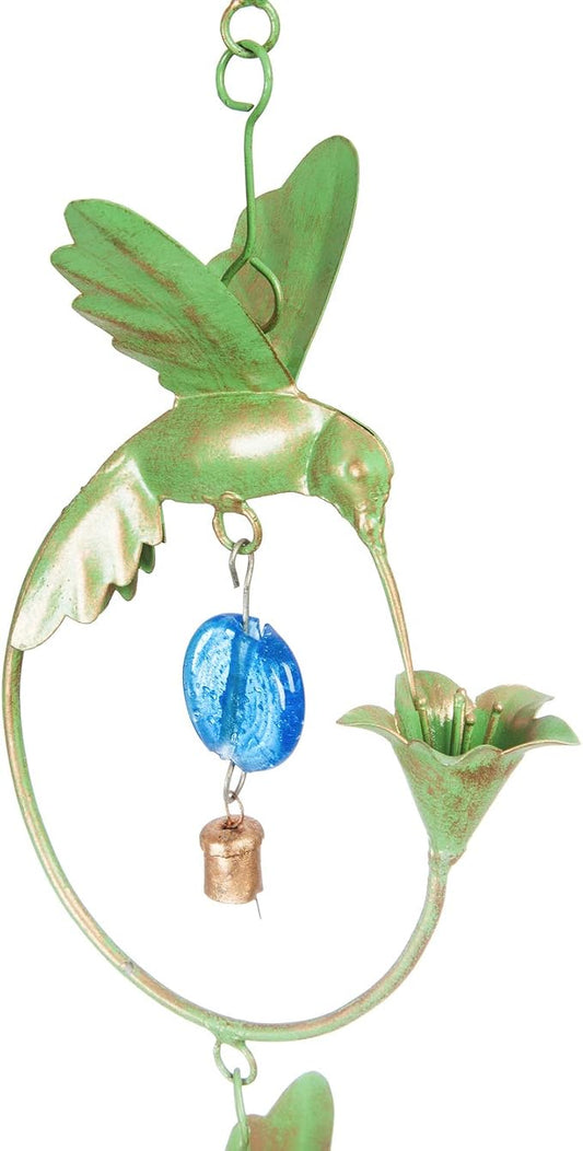 Evergreen Garden Rain Chains (Hummingbird Circles)