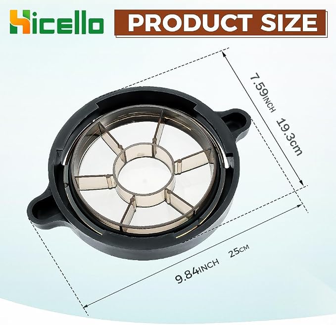 Upgrade Pool Pump Lid With O-Ring Gasket Fit 0.75hp 1hp 1.5 hp Pool Pump | Pump Parts Lid Compatible with Splapool Pureline Deluxe Pumps for 647252772,72728,72729,72730,PO12728CR,AC81361,NEP2134,16578