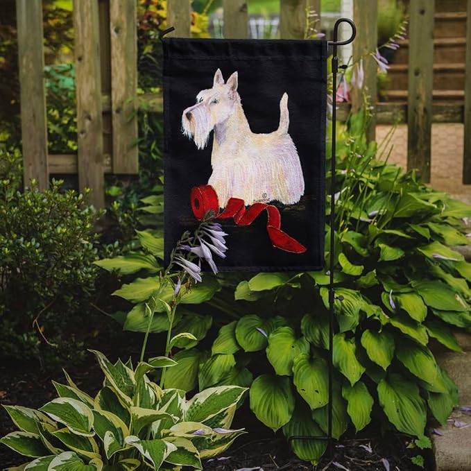 Caroline's Treasures SS8553GF Scottish Terrier Garden Flag Mailbox Flag Decorative Yard Flag Banner Outside Patio Artwork Yard Flower Beds, Garden Size, Multicolor