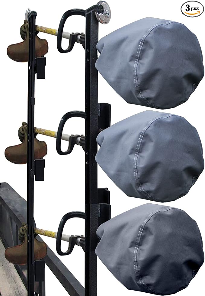 Trimmer Cover Engine Waterproof Cover -Fits most STIHL, ECHO, Husqvarna, Shindaiwa & others alike String Trimmers (3 Pack (Grey))