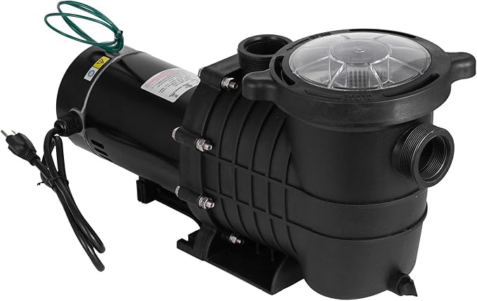 Swimming Pool Pump 1.5HP 110/220V, Pool Pump Single Speed 1100W, 6500 GPH In/Above Ground Pool Pumps for Pools, Spas, Hot Tubs, Fountains, and Water Circulation Systems