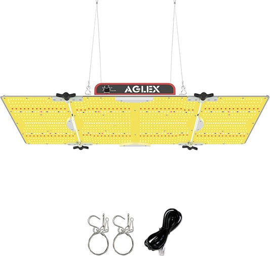 AGLEX K4000 LED Grow Light, Grow Light with Daisy Chain & Dimmable, Full Spectrum Plant Grow Lights for Hydroponic Indoor Plants Seeding Veg Flower Growing Lamps 5X6 FT Grow Tent
