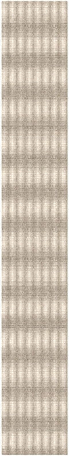 KOZYFLY Braided 2.5'x20' Runners Rugs for Hallway, Extra Long Washable Runner Rug, Woven Non Slip Kitchen Runner, Cotton Entryway Rug, Floor Carpet for Entry, Aisle, Hall, Ivory/Camel/Brown