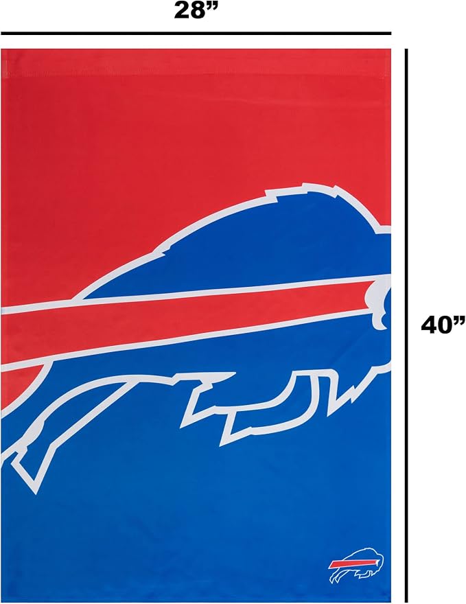 NFL Double Sided Team Logo Vertical Flag (40" x 28")