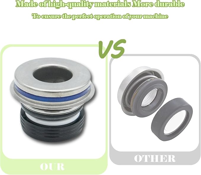 PS-1000 5/8" Shaft Seal Compatible with Swimming Pool Spa Pump PS-1000 AS-1000 U109-136SS