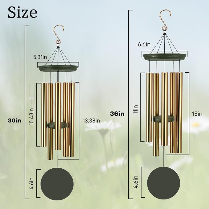 ASTARIN Memorial Butterfly 36" Wind Chimes, Personalized Name Sympathy Wind Chime, in Memory of Loss Mom Loved One, Large Deep Tone Bereavement Windchimes for Outdoors Clearance(Produced in Texas)