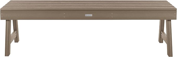 Highwood Weatherly Picnic Bench, 5ft, Woodland Brown