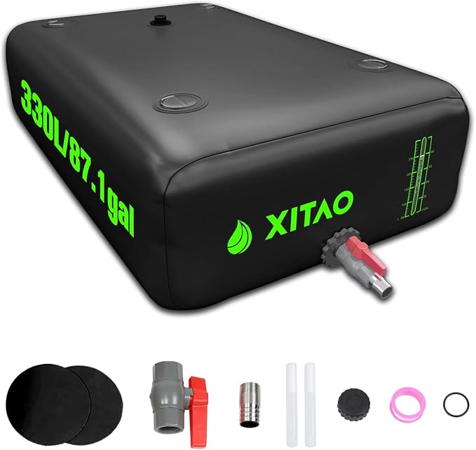 XITAO Water Bladder Storage Containers, Water Tank Foldable Portable Water Storage,Water Storage Bag Containers for RV, Camping, Garden, Irrigation, Drought Resistance, Firefighting