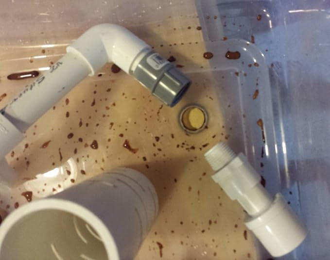 Aquaponics Auto Bell Siphon Kit 6" Media or Smaller Grow Bed Mini Garden! Great for Half 5Gal Dutch Buckets, Over 20,000 Siphons Sold