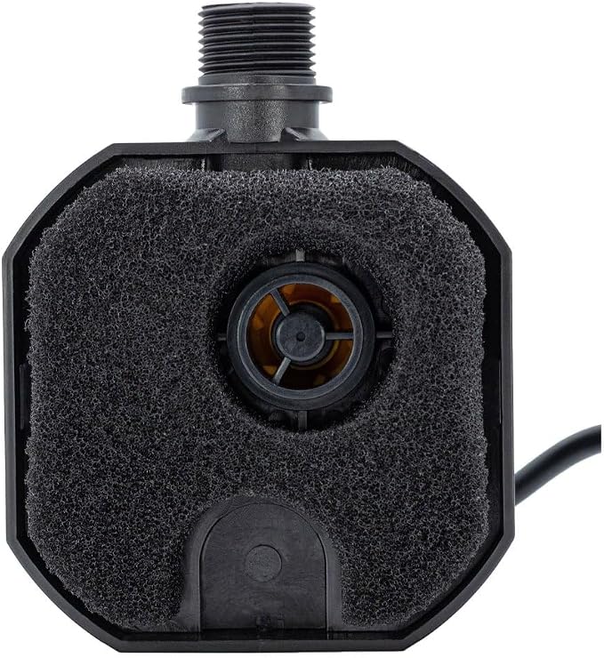 Rx Clear Submersible Cover Pump for Above Ground and Inground Pool 800 GPH | Including Easy Clean Filter Pad and 25-Foot Power Cord | Retain The Life of Your Winter Cover