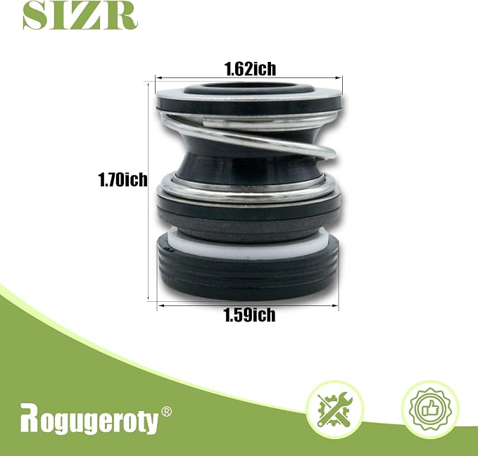 PS-100 5/8" Shaft Seal for Swimming Pool/Spa Pump AS-100 PS-100 (1 PS-100)