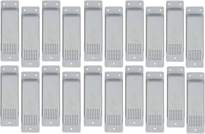Mytee Products (20 Pack) Shipping Container Air Vent, Cross Flow Ventilation - Light Grey