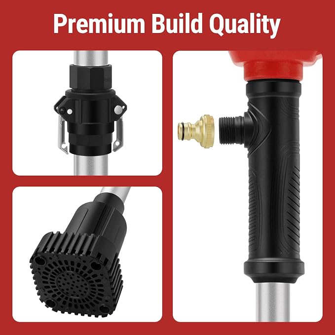 Brushless Stick Water Transfer Pump Compatible with Milwaukee 18V Battery(Tool Only), 720GPH Cordless Water Pump Submersible Sump Pump Utility Pump for Pool Garden Pond