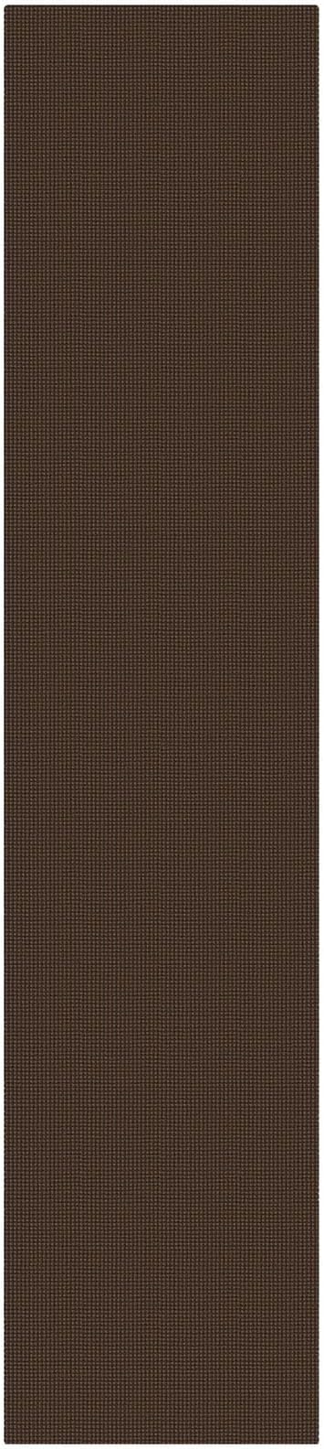 KOZYFLY Cotton 3x12 Runners Rugs for Hallway, Long Washable Runner Rug, Woven Non Slip Kitchen Runner, Braided Entryway Rug, Floor Carpet for Entry, Aisle, Hall, Brown/Dark Brown