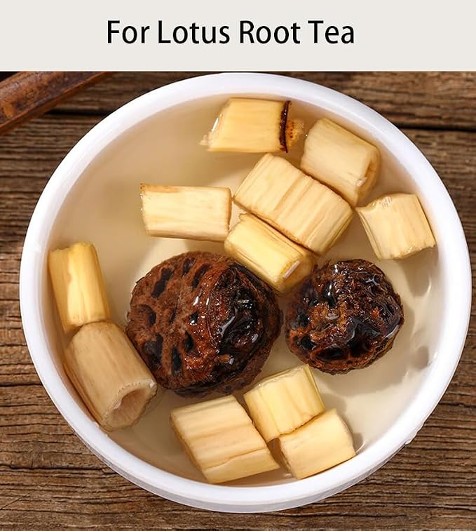 Ou Jie - Dried Lotus Rhizome Node- 17.64oz/500gPure Natural Chinese Herbal Medicine - 藕节for Herbal Tea Ingredient, (Lotus Rhizome Node)