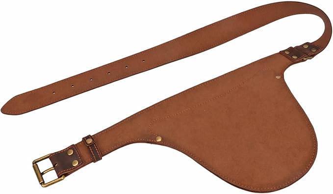 Leather Florists Tool Belt Bag,3 Pockets,Adjustable Gardeners Waist Holster | Fit 34-40 Inches Waist, Lightweight, Heavy Duty, Versatile For Woodworking Outdoor Transplanting Trimming DIY, Gift for Him