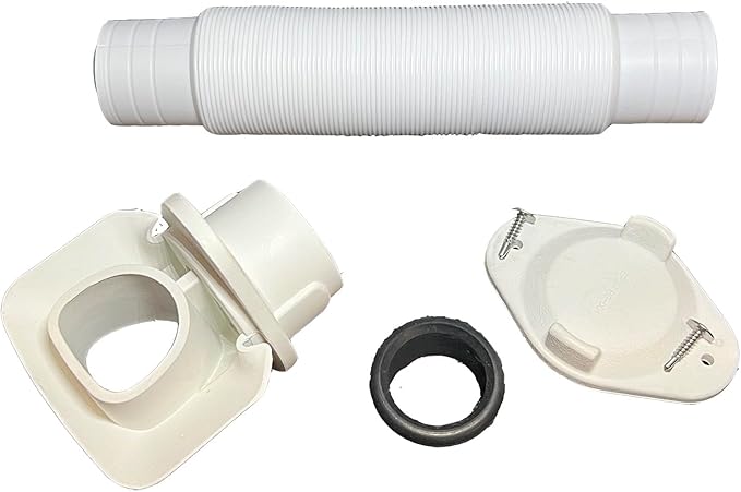 EarthMinded - White Downspout Diverter Group for 2x3 Downspouts 102W | Connects Your Existing Rain Barrel your 2x3 downspout - NO Drill Bits