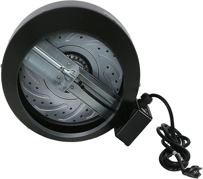 Hurricane Commercial Grade Inline Fan for Phresh & Black Ops Carbon Filters, Ideal-Air Ducting and Clamps and Titan Controls Ventilation Controllers