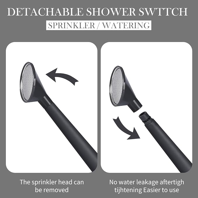 2 Gallon Watering Can for Indoor Plants, Garden Watering Cans for Outdoor Plant House Flower, Modern Plant Watering Can Large Long Spout with Sprinkler Head