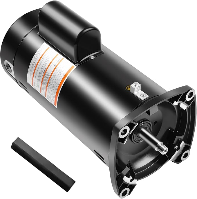 SQ1202 Pool Pump Motor 2HP 48Y Frame Fit for Century A.O.Smith Single Speed | Fit for Century A.O. Smith 2HP Single Speed, 3450 RPM, 48Y Frame, 230V, 11.2 Amps, Swimming Pool Motor