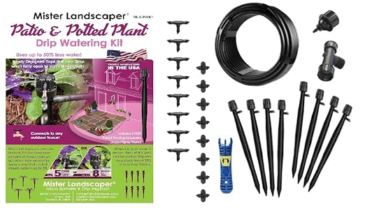 Mister Landscaper Patio & Potted Plant Drip Watering Kit