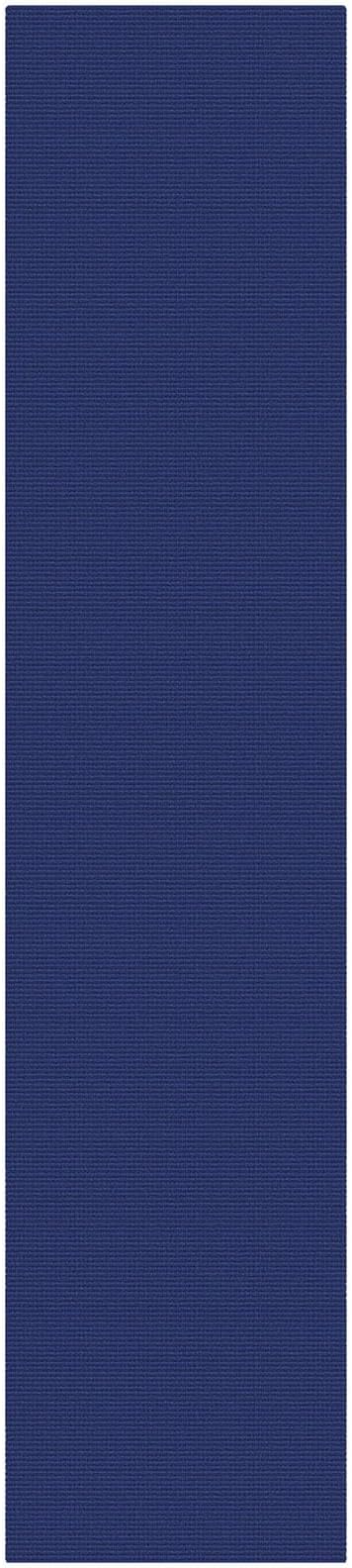 KOZYFLY Cotton 2.5'x12' Runners Rugs for Hallway, Long Washable Runner Rug, Woven Non Slip Kitchen Runner, Braided Entryway Rug, Floor Carpet for Entry, Aisle, Hall, Royal Blue/Navy