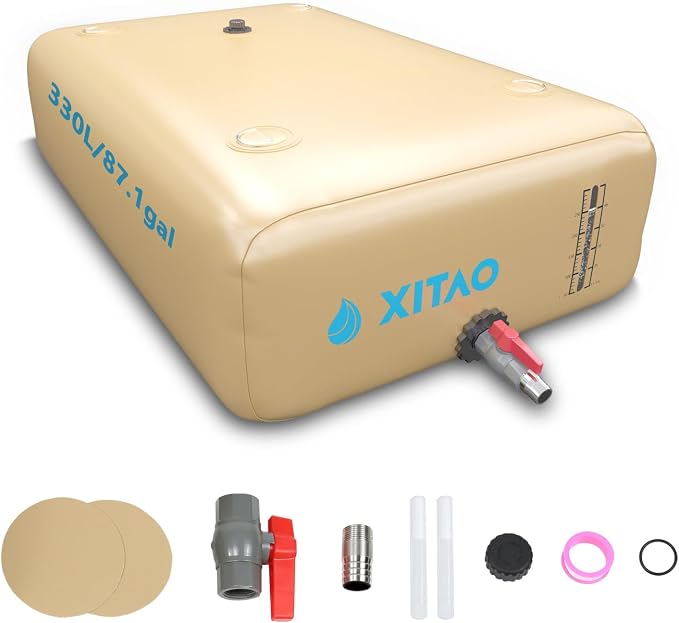 XITAO Water Bladder Storage Containers, Water Tank Foldable Portable Water Storage,Water Storage Bag Containers for RV, Camping, Garden, Irrigation, Drought Resistance, Firefighting